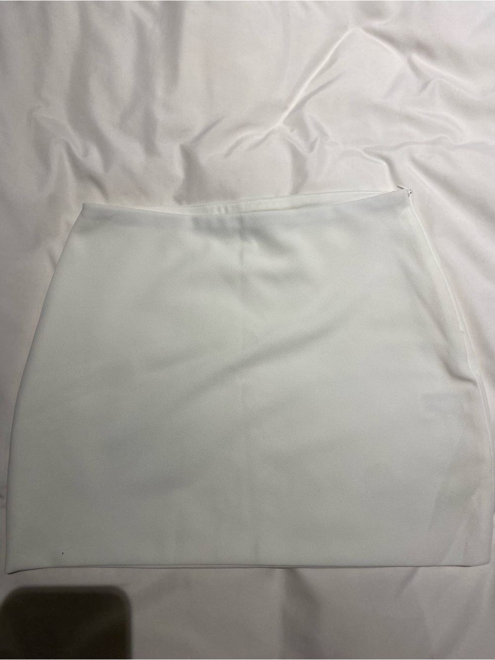 Zara White Mini Skirt - Clean A-Line